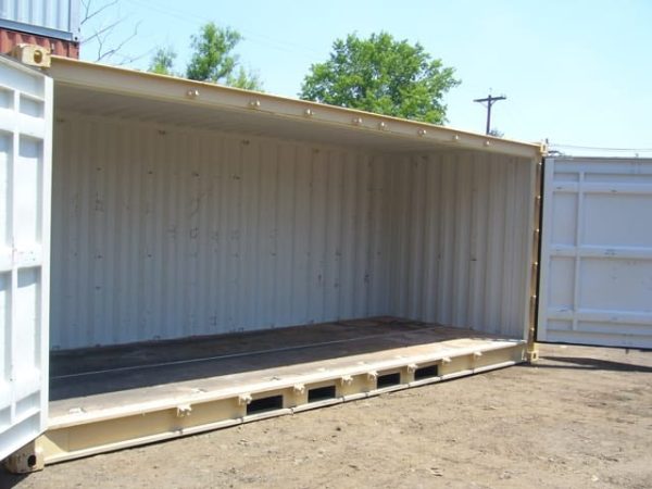 20ft Long Openside Containers 8x6 H and 9x6 H