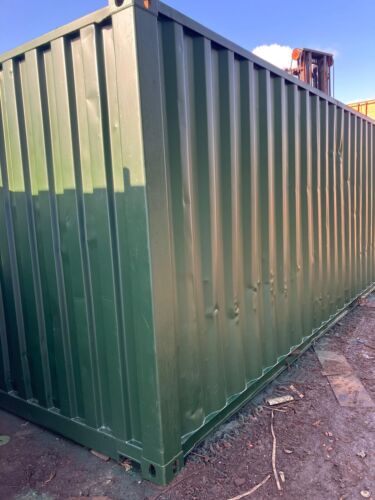 20x8x86 Side Door Shipping Container Repainted With Lock Box